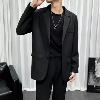 (99) Весенние и осенние повседневные мужские костюмы, осенние и зимние комплекты футболок с длинными рукавами