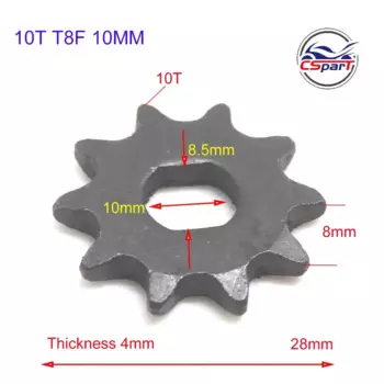 9 10 11 12 13 14 15 Зуб 9T 10T 11T 12T 13T 14T 15T T8F Звездочка 10 мм для электрического скутера Razor EVO IZIP 500 Вт 1000 Вт