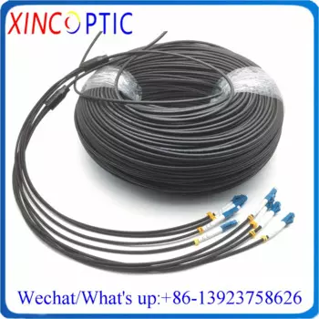 9/125 МТС, 4 жилы SM 4,0, G657A,LSZH/TPU оболочка, LC-LC/ST/SC/FCUPC 150 мм М бронированный 4C волоконно-оптический патч-корд кабель без катушки