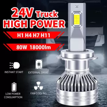 9~80V H4 LED Car Light For Hino ISUZU MAN JAC DAF VOLVO Large H7 Truck Bus Big Tractor Bulbs Headlight Bulb Auto Lamp Accessorie