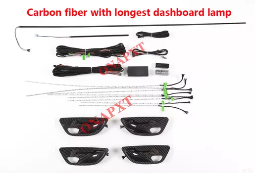 9-цветная автомобильная неоновая дверь CIC NBT, приборная панель, освещение для ног, автоматическая декоративная светодиодная лента для BMW 5 серии F10 F11 2010-2018