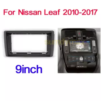 9-дюймовый 2din автомобильный радиоприемник для приборной панели для Nissan Leaf 2009-2017, монтажная панель стереосистемы, лицевая панель, рамка, комплект приборной панели