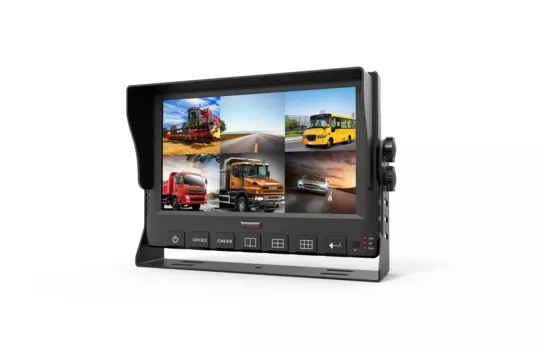 9-дюймовый 6-канальный мобильный видеорегистратор с поддержкой GPS, 3G/4G, Wi-Fi, SIM-карты