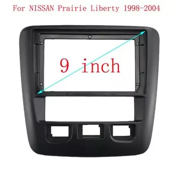 9-дюймовый адаптер для автомобильной рамы Canbus Box Decoder Android радио приборная, комплект для панели для NISSAN стерии Liberty 1998-2004