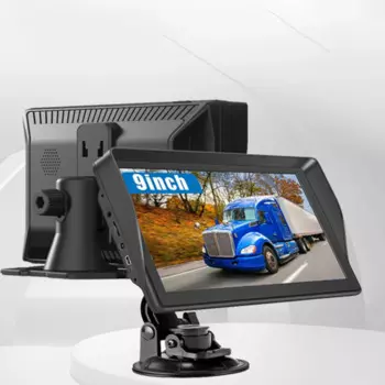 9-дюймовый грузовой GPS с автономными картами для голосовой навигации в Европе и Великобритании для автомобилей и грузовиков Функция FM