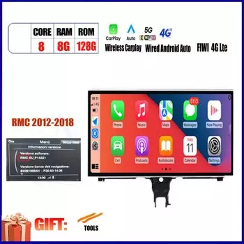 9-дюймовый сенсорный экран IPS для Audi A6 C7 A7 2012-2018 Android 14 Auto Carplay Мониторы Стерео Speacker Радио Мультимедийный плеер