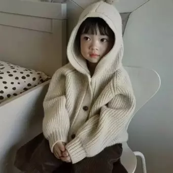 9 months to 6 years Old Детский кардиган, детская одежда, одежда для маленьких девочек, пальто для мальчиков, осенняя одежда, свитер для маленьких девочек
