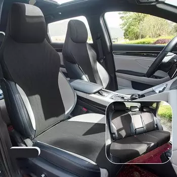 9 шт., дышащие Чехлы для автомобильных сидений для BYD Song Plus Song Pro 2021-2024, все сезоны, все включено, специальные замшевые кожаные автозапчасти