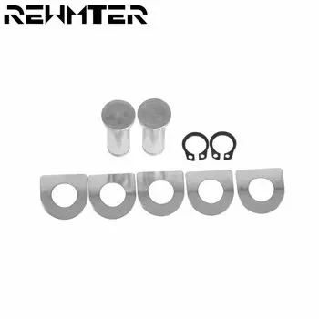 9 шт. комплект крепления подножек для мотоцикла, штифты для Harley Touring Dyna Sportster XL 883 1200 Softail V Rod Night Rod FLHX Road King