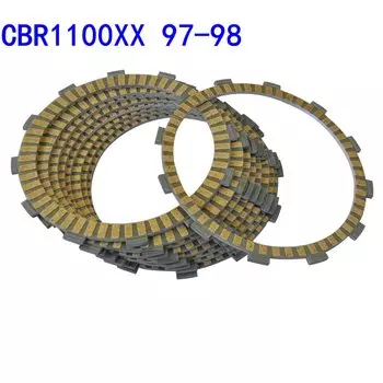 9 шт. мотоциклетные фрикционные диски сцепления для Honda CBR1100XX Blackbird 1997-1998 CBR 1100XX