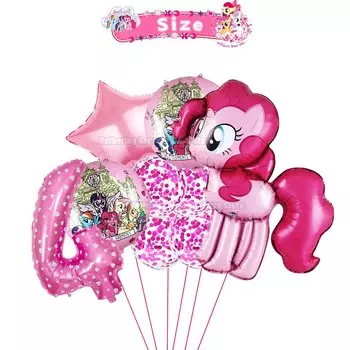 9 шт., воздушные шары My Little Ponyed