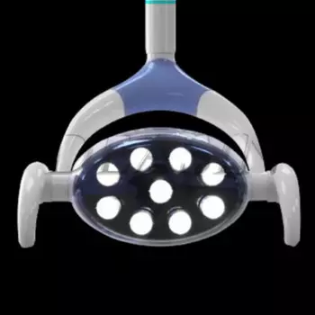 9 светодиодов 28 W Стоматологическая лампа с Сенсор оральный светильник для Стоматологическое встроенное кресло имплантации лампа однотонный