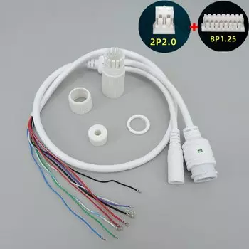 9-жильный POE LAN-кабель для IP-камеры видеонаблюдения, модуль платы RJ45, мощность постоянного тока 12 В, стандартный тип без 4/5/7/8 проводов, станция LED A7