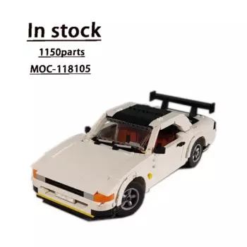 _ Белый Новый Классический конструктор GT Supercar, модель 1150 деталей MOC, креативный Детский конструктор на день рождения, игрушка в подарок