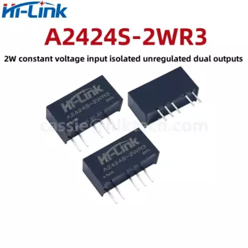 A2424S-2WR3 10 шт./лот Hi-Link PCB DCDC 2 Вт 200 мА выходной преобразователь интеллектуальный модуль питания DC 24 В до 2 Вт 24 в двойной выход