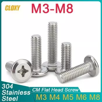 A2-70 M3 M4 M5 M6 M8 из нержавеющей стали (болт с головкой) см, сверхтонкие, плоские, 5/ 10/ 20/ 50