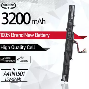 A41N1501 A41LK9H Аккумулятор для ноутбука ASUS GL752 GL752JW GL752VL GL752VW N552 N552V N552VW N752 N752V N752VW N752VX GL752VW-T4108D