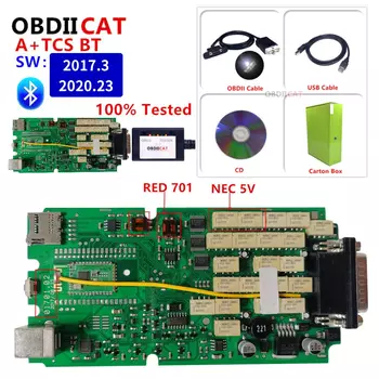 A+ 2021.11 одноплатные новые реле VCI TCS Pro Multidiag Pro+ Bluetooth V3.0 NEC 9241A DS TCS PRO OBD2 для автомобилей/грузовиков