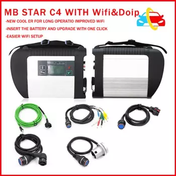 A +++ MB STAR C4 SD Connect c4 Plus DOIP WIFI Диагностический инструмент мультиплексора Mercedes Star Diagnosis для Mercedes-Benz Car Truck