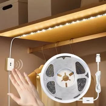 Aamasun USB светодиодная лента с датчиком движения 1-10 м