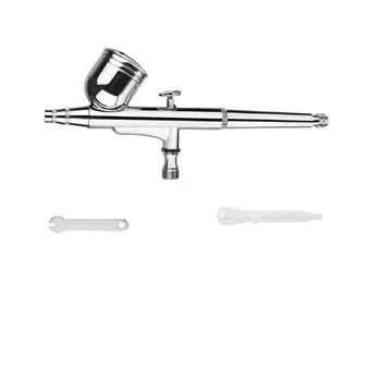 Аэрограф с гравитационной подачей, краскопульт двойного действия, набор пусковых краскопультов для макияжа, художественная модель для распыления краски, хобби, 0,3 мм, 7 куб. См