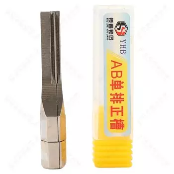 AB-Однорядный замок с положительным слотом, мощный ключ из нержавеющей стали, серебряный ручной инструмент, слесарные инструменты для блокировки Каба, замок AB