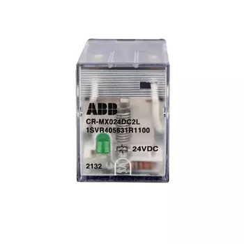 ABB Маленькое промежуточное реле высокой мощности, электромагнитное реле CR-MX024DC2L CR-MX230AC2L MY2NJ DC12V DC24V AC110V AC220V 8 футов
