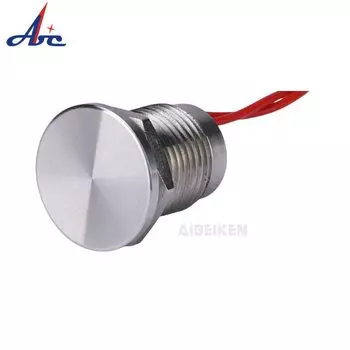 ABBEYCON Пьезопереключатель PS12/16/19B-PNOF серебристый