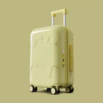 ABQP 20-дюймовый женский чемодан на колесиках, многоцветный чемодан на колесиках