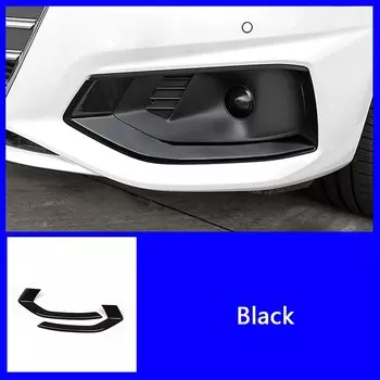 ABS автомобильные передние противотуманные фары, рамка, декоративная крышка, отделка для Audi A4 B9 2020-2021, противотуманная фара, полоса, наружные модифицированные аксессуары