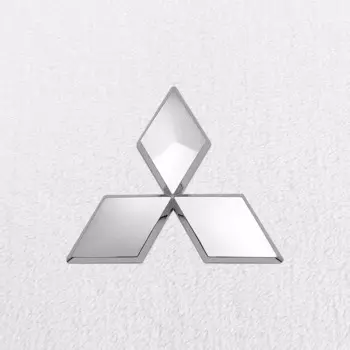 ABS автомобильный передний и задний значок, решетка, эмблема для Mitsubishi Outlander Ralliart Lancer ASX Pajero Eclipse Delica EVO Grandis Colt