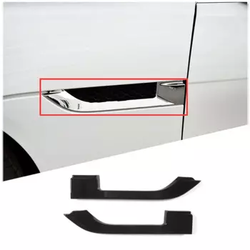 Черное автомобильное переднее крыло из АБС-пластика, Боковая Крышка вентиляционного отверстия, декоративная наклейка для Jaguar F-TYPE 2013-2024, автомобильные внешние аксессуары