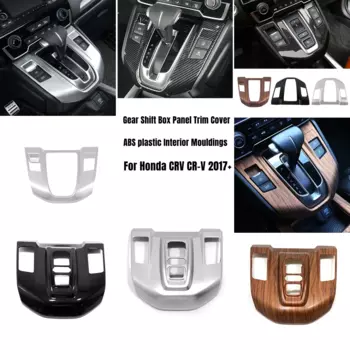 ABS автомобильная панель переключения передач, центральная рамка переключения передач, украшения, аксессуары для Honda CRV CR-V 2017-2021, гибрид и бензин