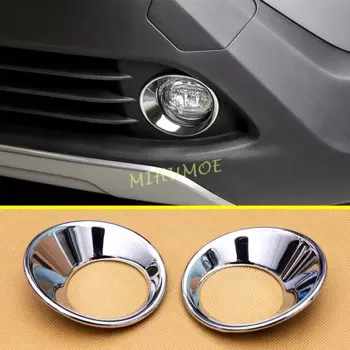ABS хромированная передняя противотуманная фара автомобиля, кольцо, объемное кольцо для Toyota Corolla Cross 2022 2023 2024, внешние аксессуары
