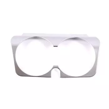 ABS для Mercedes Benz C E GLC Class W205 W213 X253 Автомобильная текстура из углеродного волокна, панель переключения передач, держатель чашки для воды, рамка, накладка