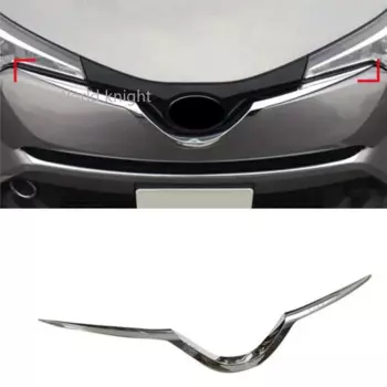 ABS Хромированная Автомобильная передняя решетка радиатора, отделка для Toyota C-HR C HR 2016 2017 2018-2020, автомобильные аксессуары, Стайлинг, 1 шт.