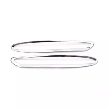 ABS Хромированная Автомобильная задняя противотуманная фара, фонарь, рамка, отделка, крышка для Mercedes Benz E Class W213 2016-2018, автомобильные внешние аксессуары