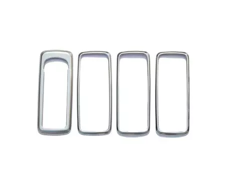 ABS хромированный автомобильный дверь окно подъемник кнопка переключения рамка Крышка отделка для Land Rover Discovery 4 2009-2016 для Range Rover Sport