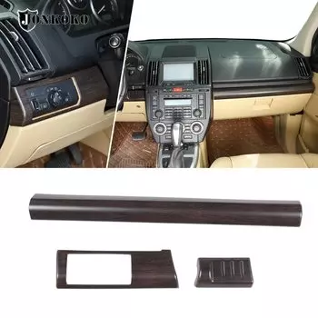ABS хромированный Автомобильный интерьер панель приборной панели Крышка отделка Декоративные наклейки для Land Rover Freelander 2 2007-2015 автомобильные аксессуары