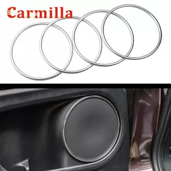 ABS хромированный автомобиль внутри двери аудио динамик звуковое кольцо отделка наклейка подходит для Honda HRV HR-V Vezel 2014 - 2018 аксессуары