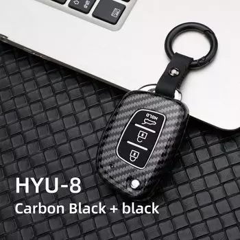 ABS карбоновый автомобильный флип-чехол для Hyundai чехол Ix25 Kona Tucson Sonata FE I40 Elantra Ix35 I20 Ix45 HB20 Accent