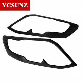 ABS Матовый черный светильник крышка для Toyota Fortuner Hilux Sw4 2012 2013 2014 автомобильные аксессуары