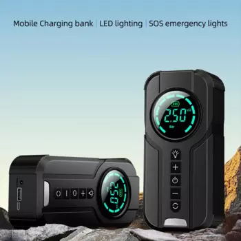 ABS, простой в беспроводной электрический воздушный насос для автомобильных шин, широкая совместимость, автомобильный воздушный компрессор