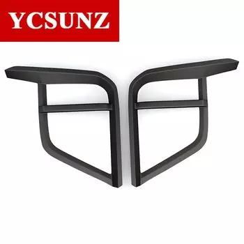 Крышка противотуманных фар с шрифтом ABS, автомобильные аксессуары, детали для Mitsubishi L200 Triton ram MR 2019 2020 2021 2022, хромированный черный