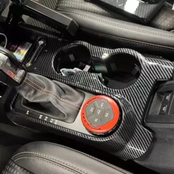 ABS углеродное волокно Автомобильный Центральный переключатель передач Крышка отделка наклейка для Ford Bronco 2024 2025 автомобильный Стайлинг Аксессуары для интерьера