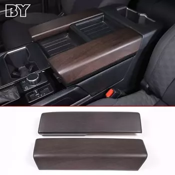 ABS Защитная крышка для подлокотника центральной консоли автомобиля Наклейка отделка для Toyota Tundra Sequoia 2022 2023 Автозапчасти для интерьера