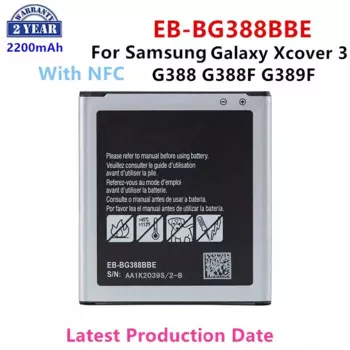 Абсолютно новый телефон, сменный аккумулятор 2200 мАч для Samsung Galaxy Xcover 3 EB-BG388BBE G388F G389F, аккумуляторы для телефона