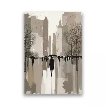 Абстрактная акварельная картина Duknow Style Abstract and Watercolor