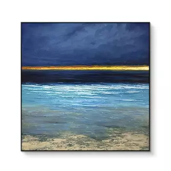 Абстрактная картина маслом LBLUE