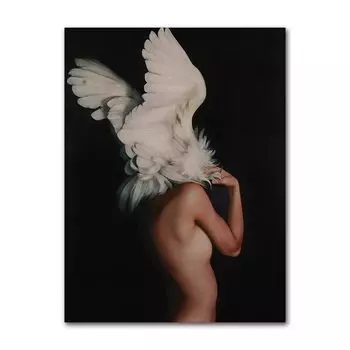 Абстрактная картина на холсте DHRM